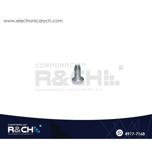 [TOR-R312] TOR-R312 Tornillo M3x12mm Cabeza Redonda