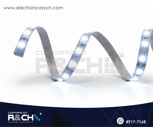 [LD-2835TBI] LD-2835TBI Tira LED flexible con Adhesivo Blanco para Interior 12V 1 metro