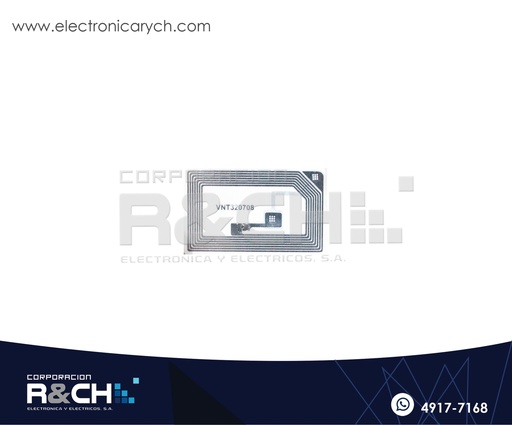 [T-4025B] T-4025B Tag Electronico con Adhesivo Blanco 40x25mm NTAG213