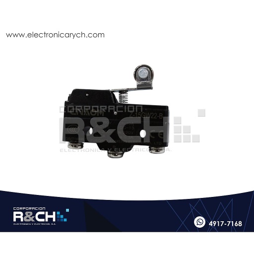 [SW-15GW22B] SW-15GW22B Interruptor de Limite Industrial con Rodillo corto