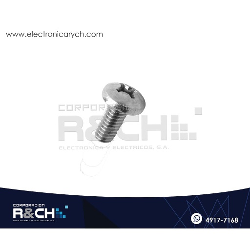 [TOR-R408] TOR-R408 Tornillo M4x8mm Cabeza Redonda