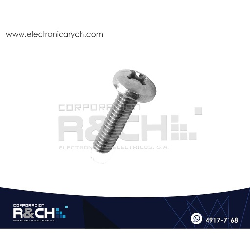 [TOR-R512] TOR-R512 Tornillo M5x12mm Cabeza Redonda