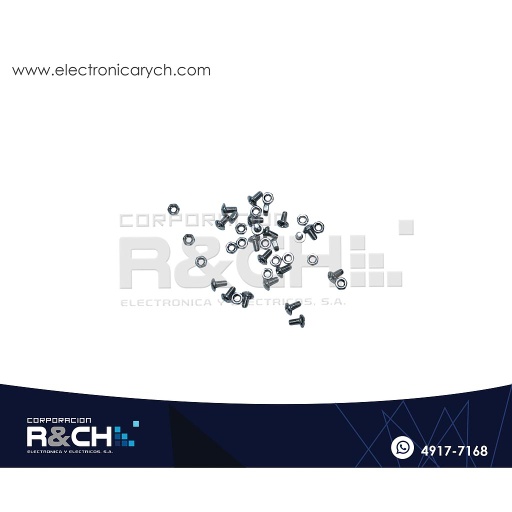 [SX-RT306] SX-RT306 Set de Tornillo M3x6mm con Tuerca