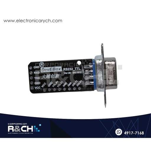 [MD-RS232] MD-RS232 Modulo RS232 a TTL