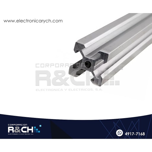 [PF-2020T-3] PF-2020T-3 Perfil de Aluminio 2020 T-slot 3m largo aprox