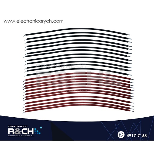 [SX-100BN] SX-100BN Set de Cables para Protoboard 10cm 100mA