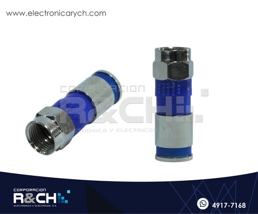 [F-75HQ] F-75HQ Conector Coaxial a Presion RG6 Intemperie HQ