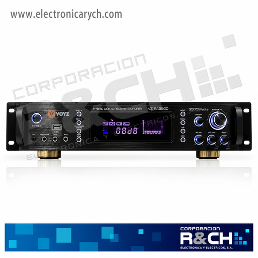 [VZ-PA3500] VZ-PA3500 Amplificador Hibrido 3500W