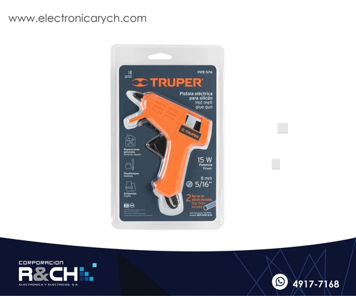 [17535] 17535 Pistola de Silicon Electrica 5/16" 15W