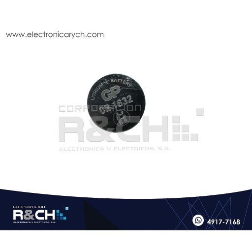 [BT-CR1632] BT-CR1632 Bateria de Litio CR1632 3V GP