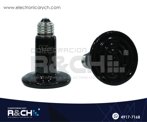 [60-EC100] 60-EC100 Calentador Infrarrojo 100W Para Incubadora
