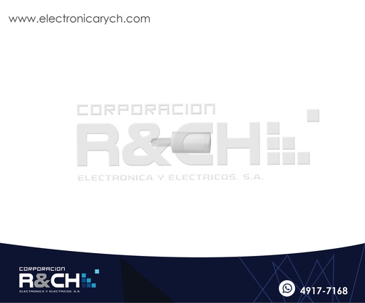 [TN-12P] TN-12P Espaciador Plastico 12mm con Tornillo 6mm