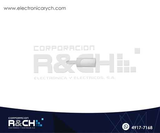 [TN-14P] TN-14P Espaciador Plastico 14mm con Tornillo 6mm