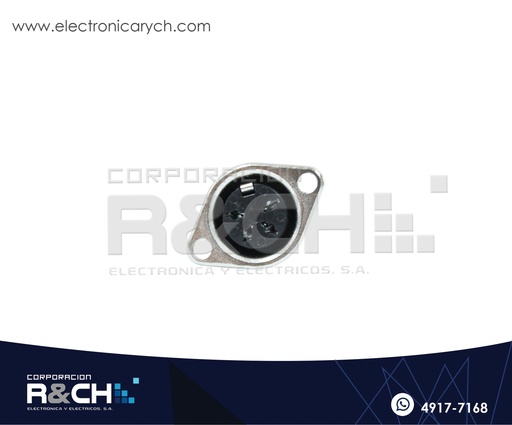 [CN-MD4FC] CN-MD4FC Conector Mini Din 4 pin Hembra para Chasis