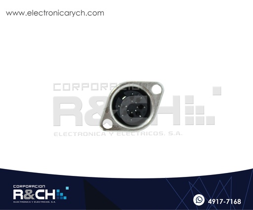 [CN-MD7FC] CN-MD7FC Conector Mini Din 7 pin Hembra para Chasis