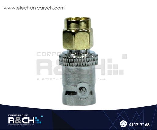 [AD-SMH] AD-SMH Adaptador SMA Macho a BNC Hembra