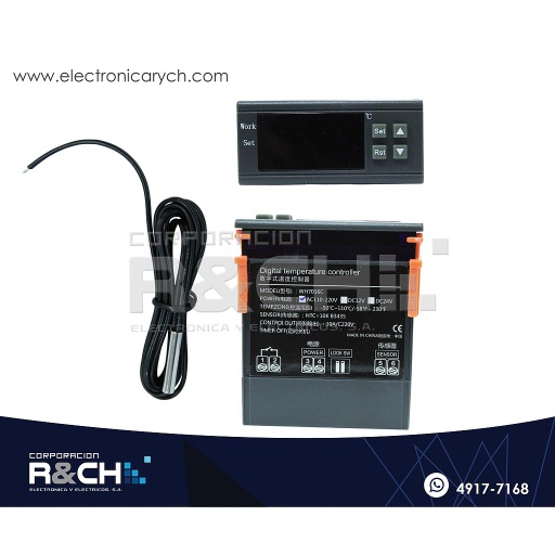 [MD-7016C] MD-7016C Modulo Sensor de Temperatura Controlable Digital WH7016C Termostato 110V