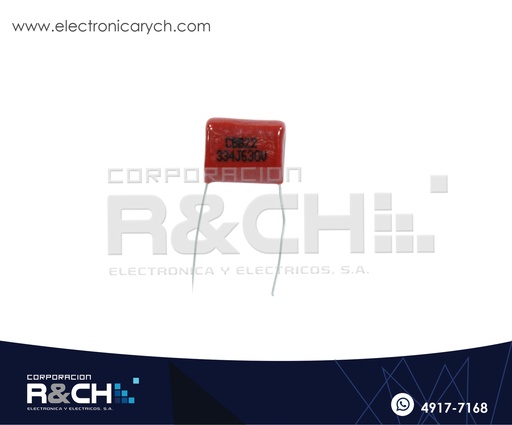 [CBB6-334] CBB6-334 Capacitor 0.33uF 630V Poliester