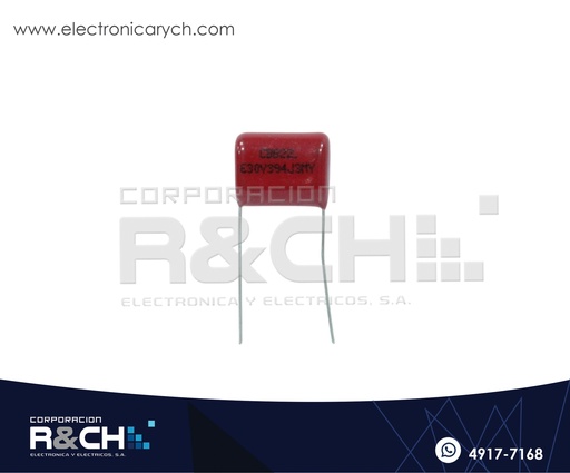 [CBB6-394] CBB6-394 Capacitor 0.39uF 630V Poliester