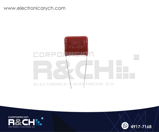 [CBB6-474] CBB6-474 Capacitor 0.47uF 630V Poliester 470nF
