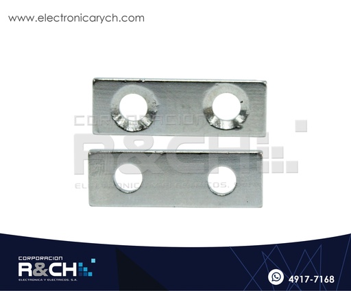 [IM-R303] IM-R303 Iman Rectangular dos Orificios 30x10x3mm