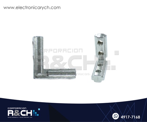 [PF-430] PF-430 Accesorio Angular Interno L Para Interconectar Perfil 3030