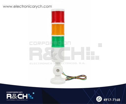 [BZ-503T] BZ-503T Luz con Buzzer de advertencia 3 Colores
