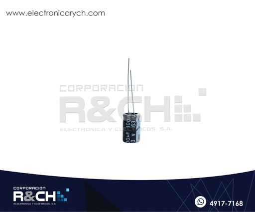 [FE-100U/63] FE-100U/63 filtro electrolitico 100uF 63V