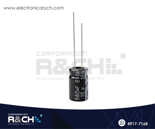 [FE-680U/16] FE-680U/16 Filtro Electrolitico 680uF 16V