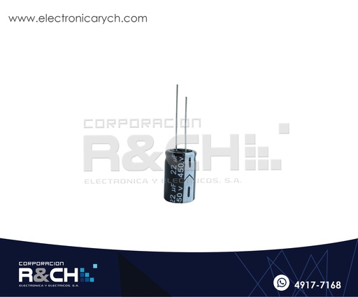 [FE-22U/450] FE-22U/450 Filtro Electrolitico 22uF 450V