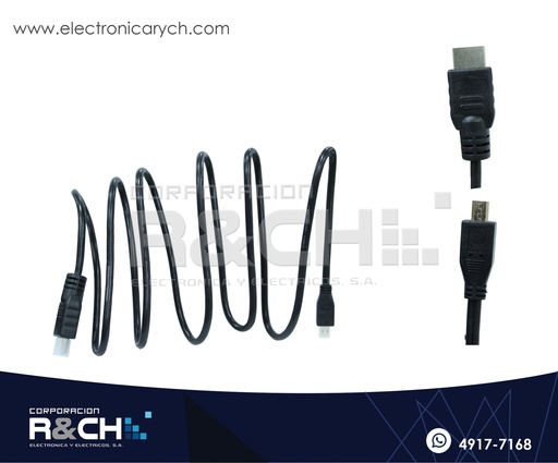 [EX-015] EX-015 Extension HDMI Macho a Micro HDMI Macho de 1.5 Metros