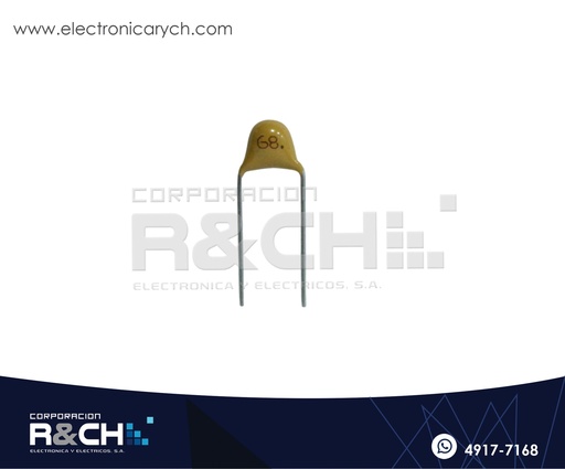[CM-68P/50] CM-68P/50 Capacitor Ceramico Monolitico 68pF 50V