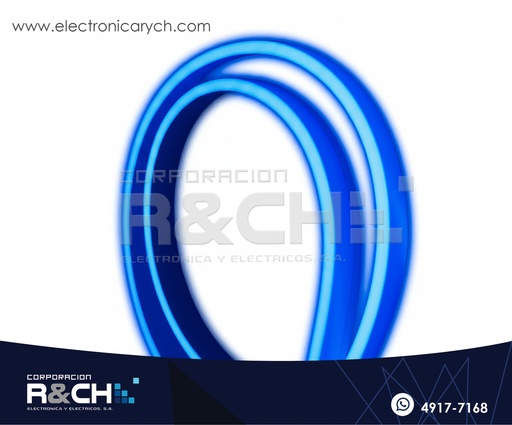 [LD-BL1] LD-BL1 Manguera LED Tubular neón Azul 120 VAC  1 metro