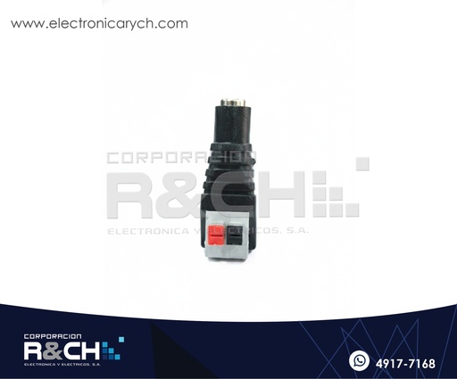[AD-505J] AD-505J Adaptador DC 2.1 mm Tipo Jack CCTV a Bornera Presión