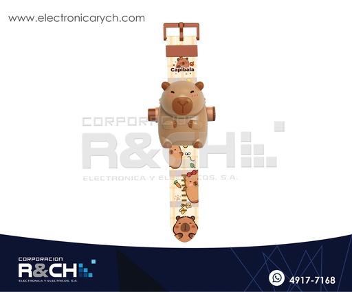 [SX-CRW] Capibara Reloj Varias funciones
