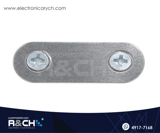 [HM-4512] HM-4512 Conector Recto de Acero con 2 Agujeros – Soporte de Montaje para Electrónica