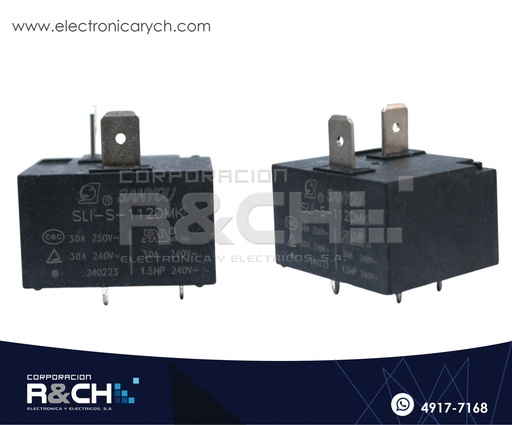 [RL-S112DMK] RL-S112DMK Relay  12V  1 Polo 1 Tiro SANYOU SLI-S-112DMK  30A