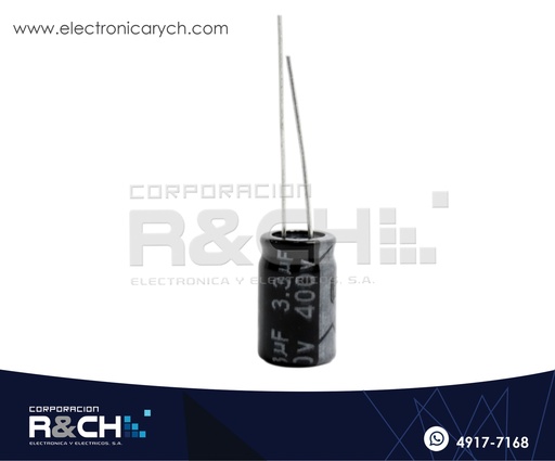 [FE-3.3U/400] FE-3.3U/400 Filtro Electrolitico 3.3uF 400V
