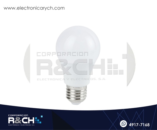 [LED0240] Bombilla LED A19 5W Luz Blanca 120V 6500K LUX