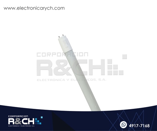 [LED0428] Tubo LED 18W Vidrio Frost Luz Blanca 6500K 48" LX