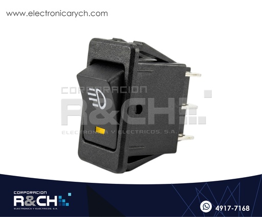 [SW-17DA] SW-17DA Switch Rocket 2 Polos 1 Tiro 12VDC 35A Amarillo