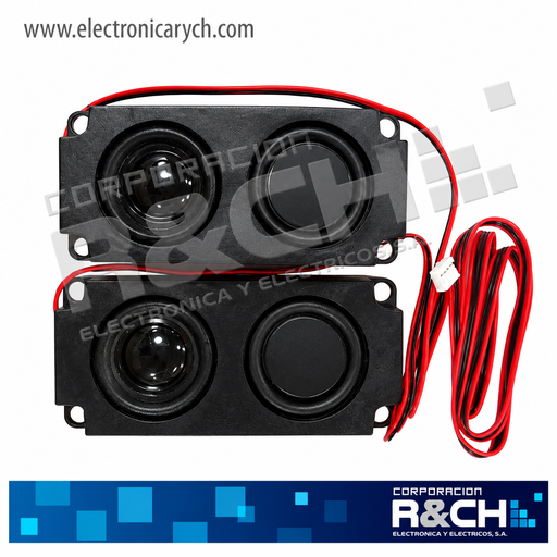 [BC-45100] BC-45100 Bocina Doble 8ohm 5W Altavoz Compacto de Alta Calidad