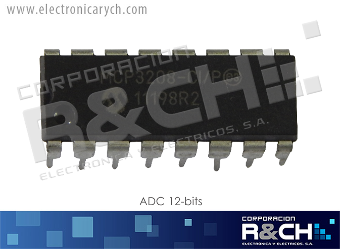 MCP3208 ADC 12-bits