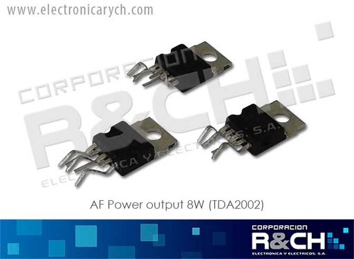 [NTE1232] NTE1232 AF Power output 8W (TDA2002)