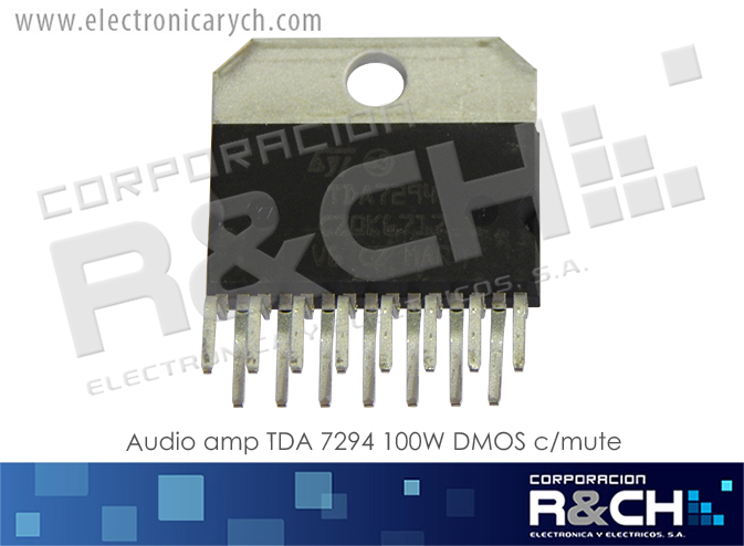 NTE7165 Audio amp TDA7294 100W DMOS c/mute
