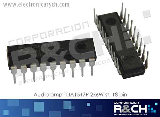 [TDA1517P] TDA1517P Audio amp TDA1517P 2x6W st. 18 pin