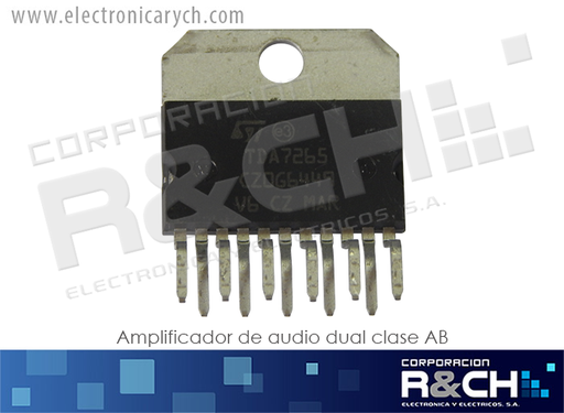 [TDA7265] TDA7265 Audio amp TDA7265 25+25W st. c/mute