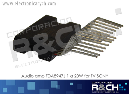 [TDA8947J] TDA8947J Audio amp TDA8947J 1 a 20W for TV SONY
