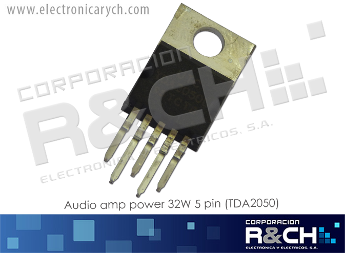NTE7169 Audio amp power 32W 5 pin TDA2050