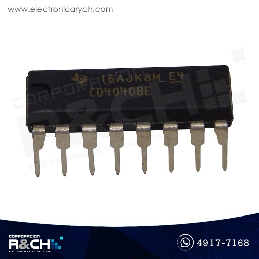 [NTE4040B] NTE4040B CMOS binary/ripple CTR